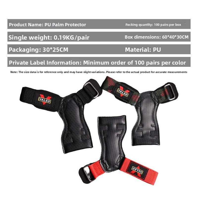 Valeo Fitness Palm Protector PU Weightlifting Wrist Guards